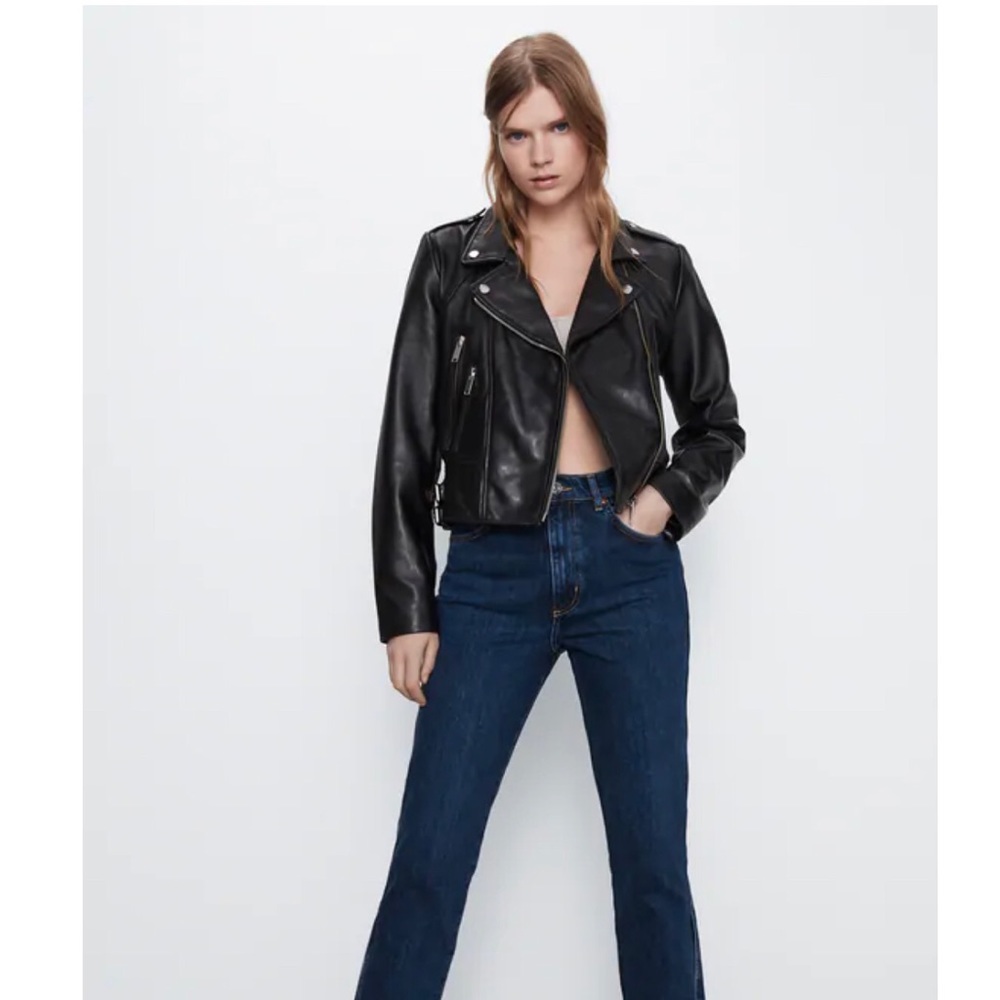 Zara leather jacket